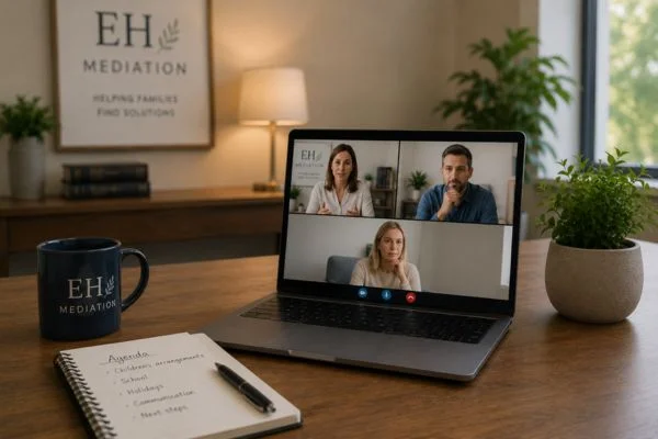 child access mediation Ashford online meeting.